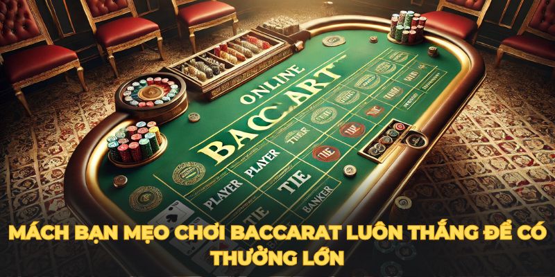 Mách bạn mẹo chơi baccarat luôn thắng để có thưởng lớn