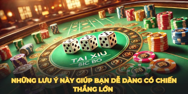 Những lưu ý này giúp bạn dễ dàng có chiến thắng lớn 